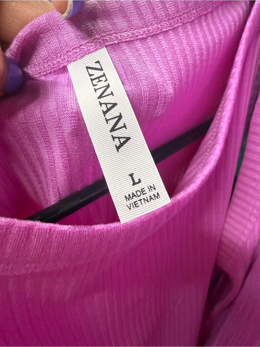 Zenana Ribbed Tank Top - Picture 4 of 5